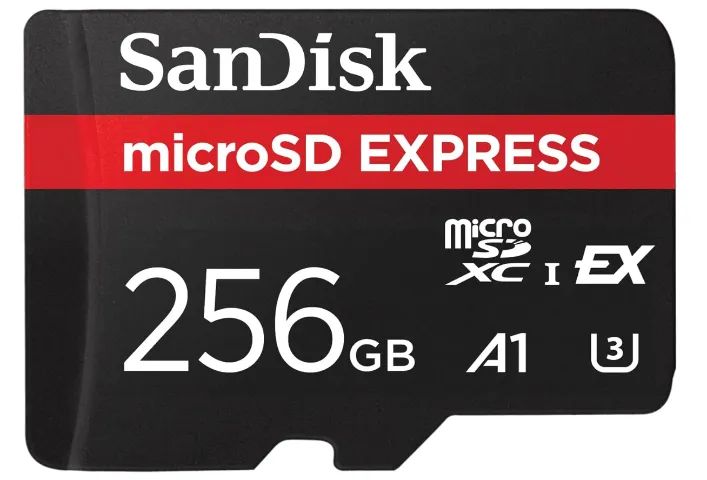 SanDisk Cartão expresso microSD Express de 256 GB - Funciona com Nintendo-Switch 2