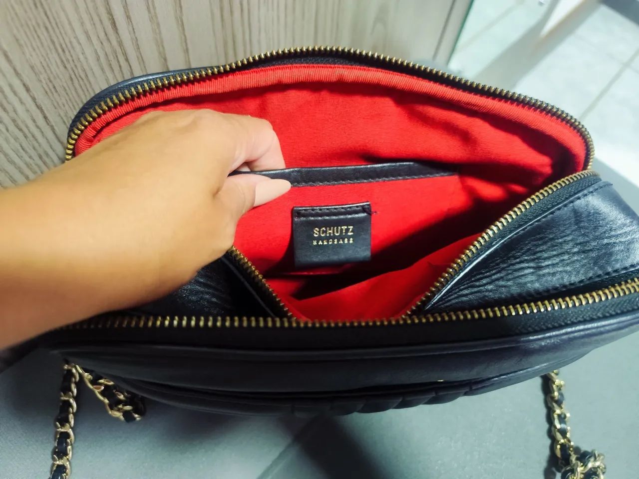 Bolsa Schutz Preta - Foto 5