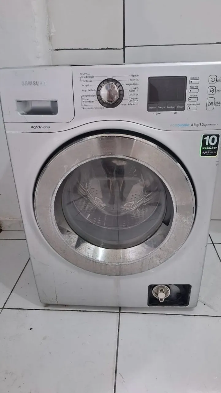 Máquina lava e seca Samsung 8,5 kg usada