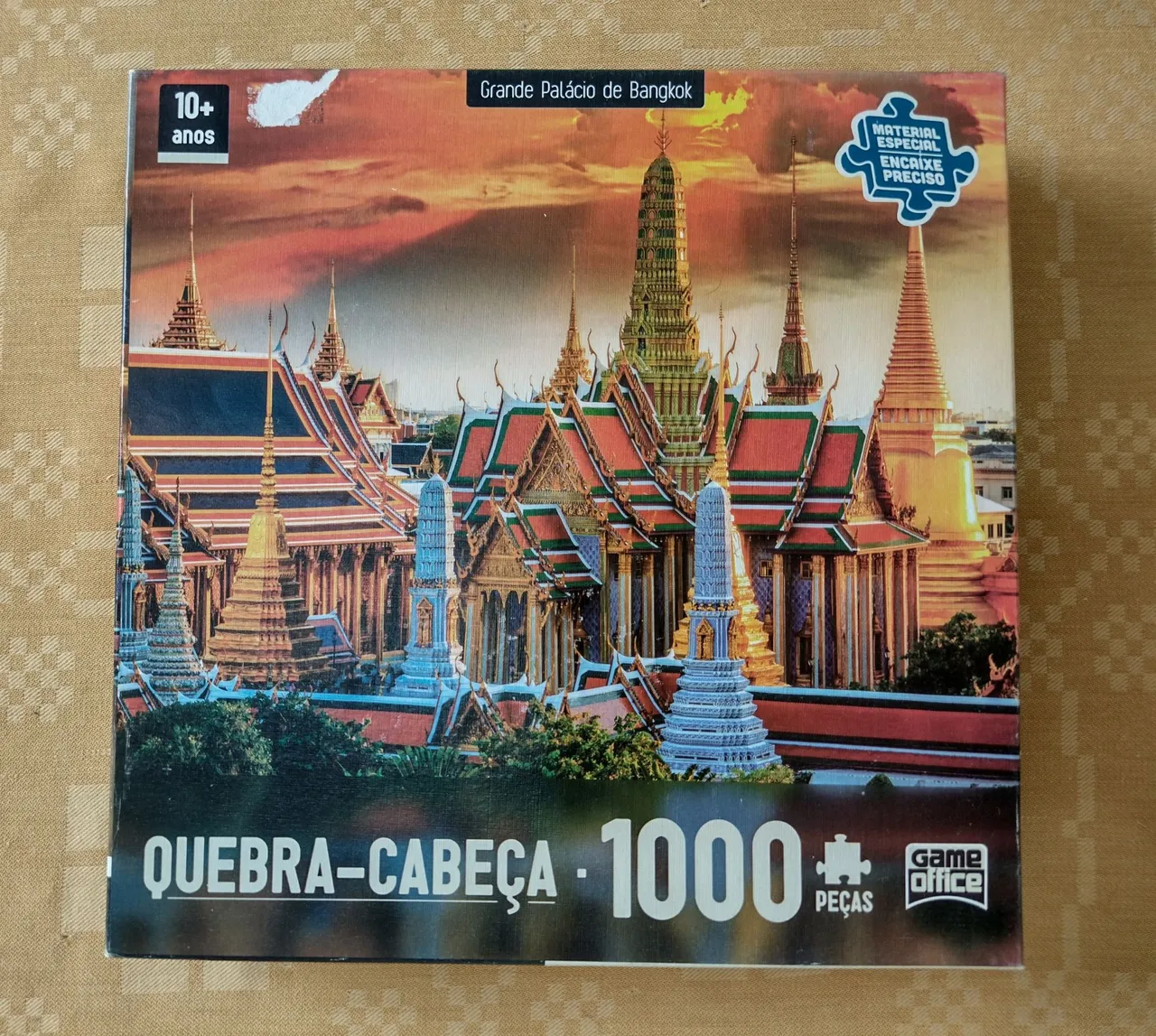 Quebra-cabeça 1000 peças Grande Palácio de Bangkok