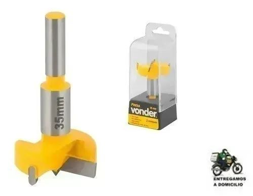 Broca Forstner 35mm Para Dobradiça Vonder