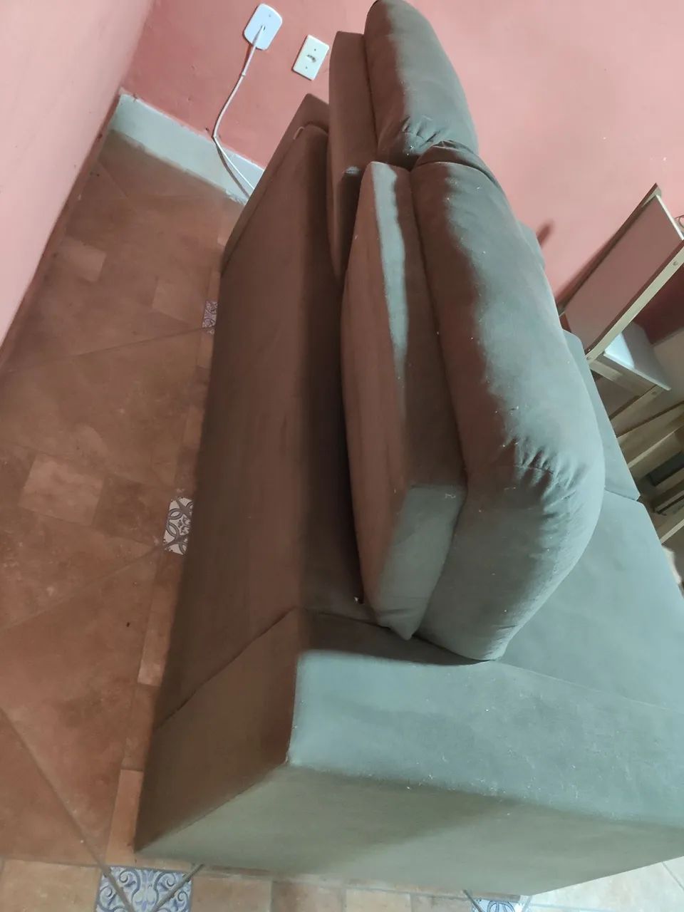 Sofá retrátil e reclinável 3 lugares  - Foto 5