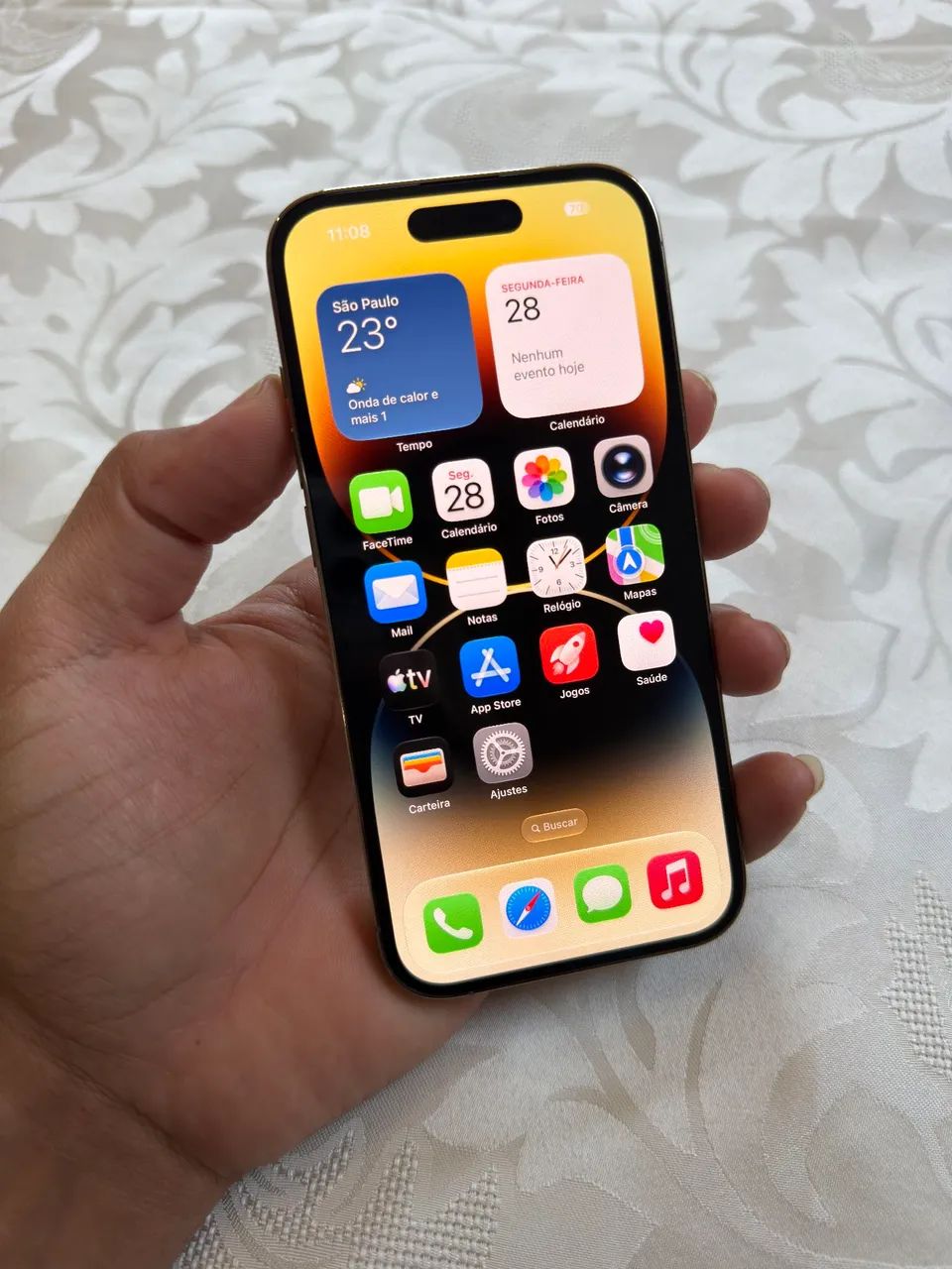 Iphone 14 Pro Gold 128gb - Foto 2