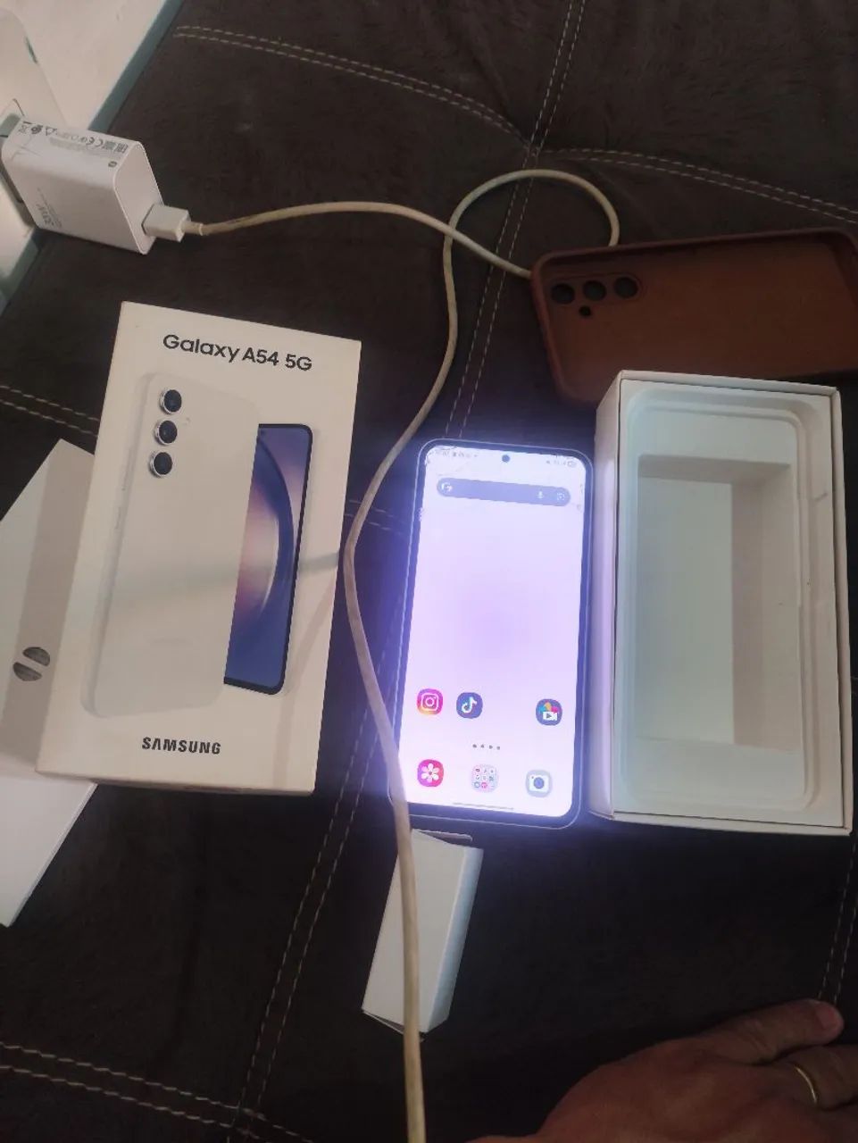 Vendo Samsung Galaxy A54 5G branco  - Foto 3