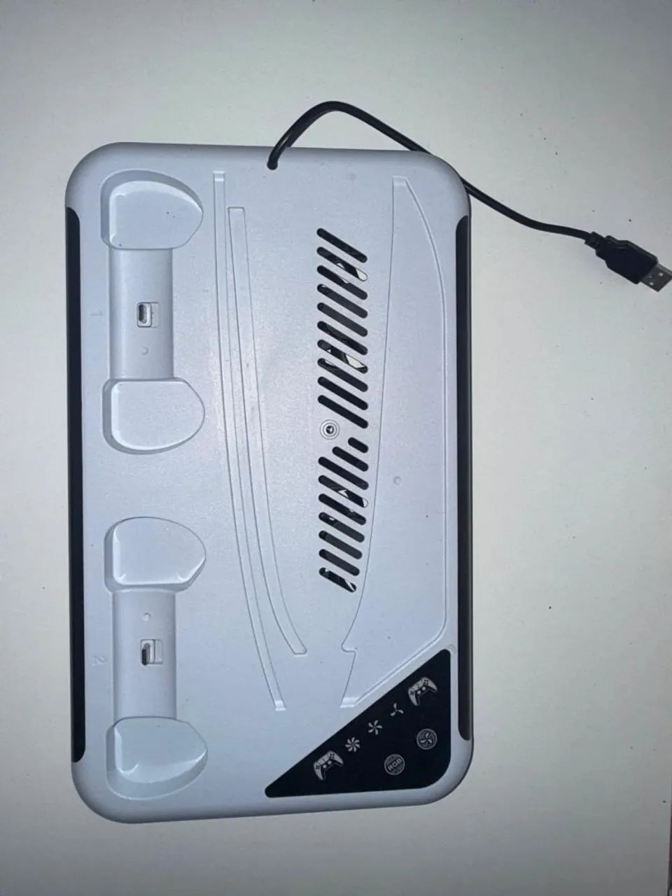 Base Suporte Vertical para PS5 com Cooler e RGB - Foto 2