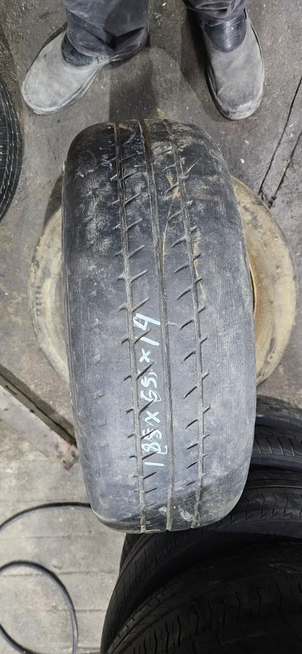 Roda opala com pneu 14 veicular - Foto 3