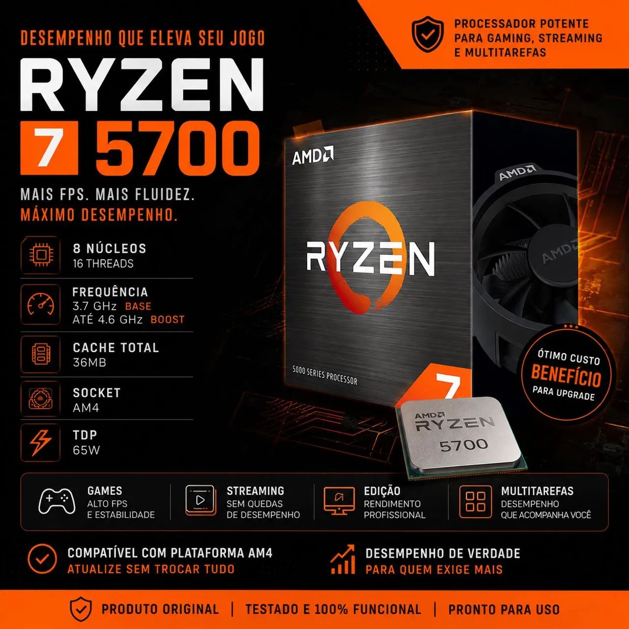 Processador Ryzen 7 5700