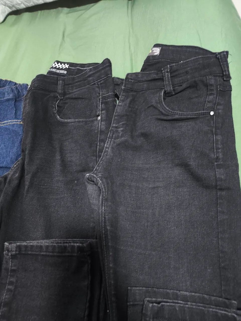 Lote Calça Jeans juvenil Lindissima ótimo para donas de brechó  - Foto 3