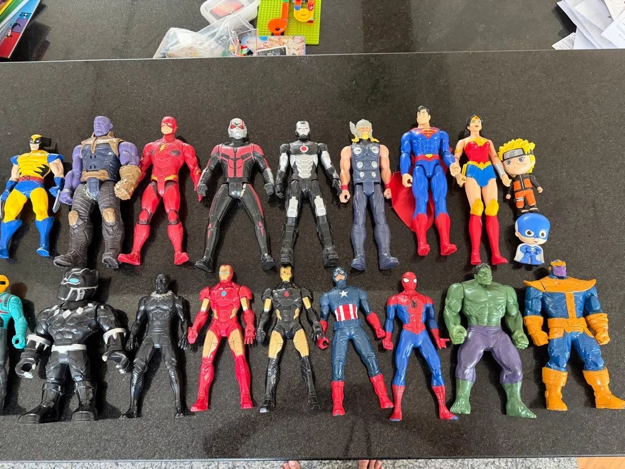 Coleção de bonecos super heróis marvel e dc e outros - Foto 3