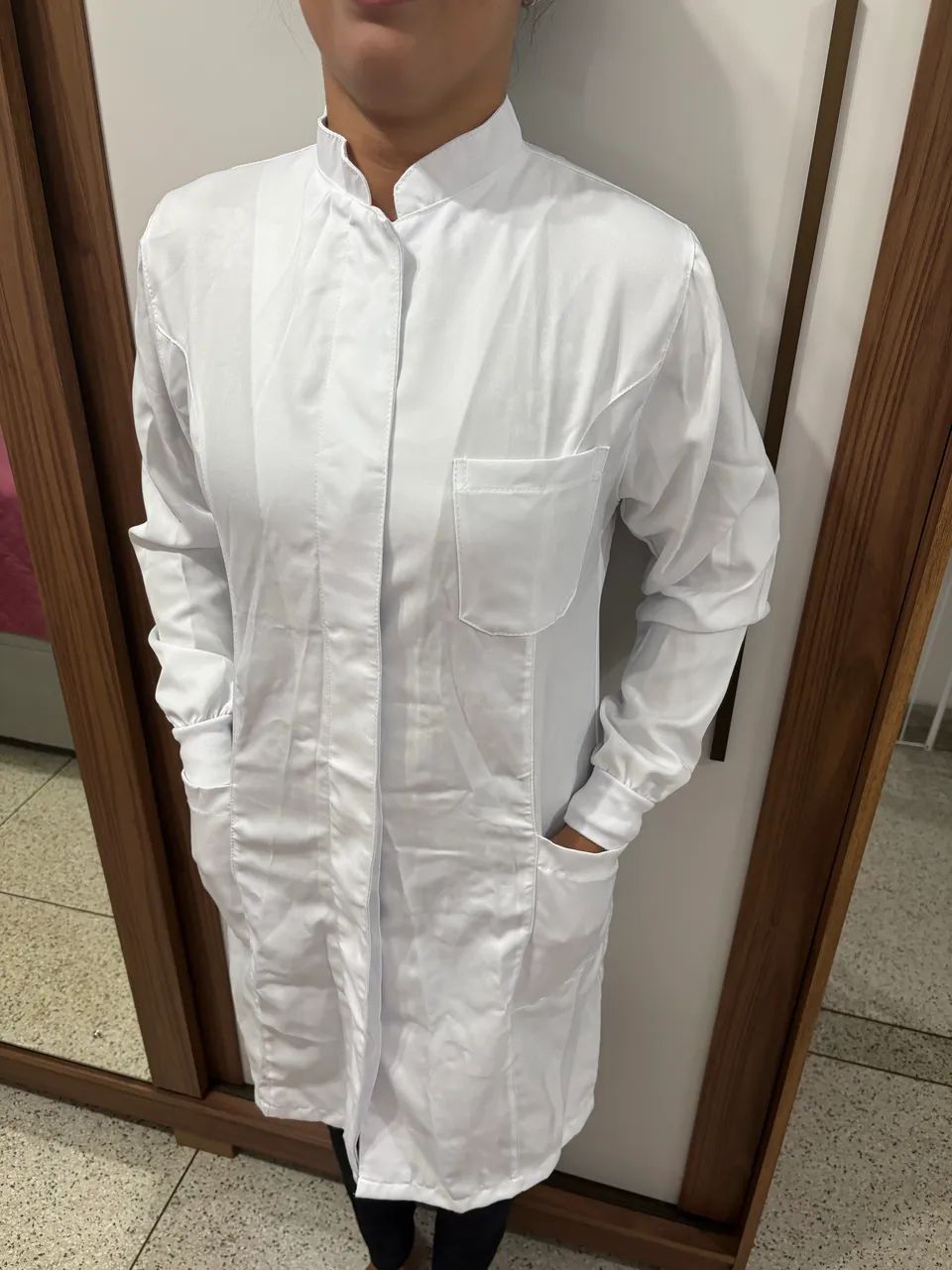 Jaleco Branco tamanho M