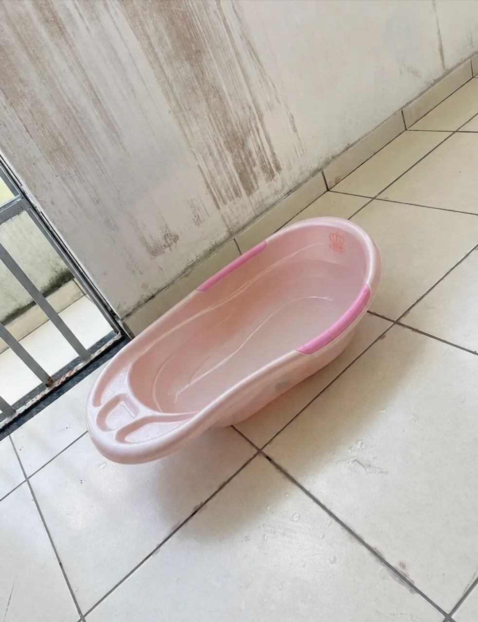 Banheira de bebê rosa - Foto 2