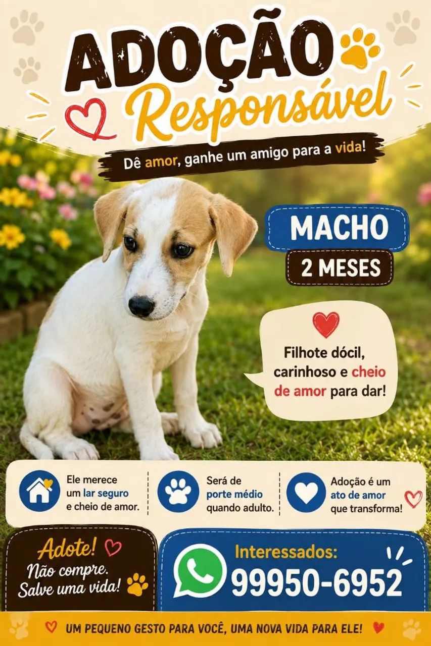 Doação de cachorrinho