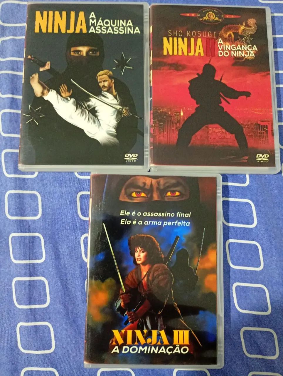 DVDS TRILOGIA NINJAS (AUTORADOS - MÍDIAS ROXAS) - CDs, DVDs etc