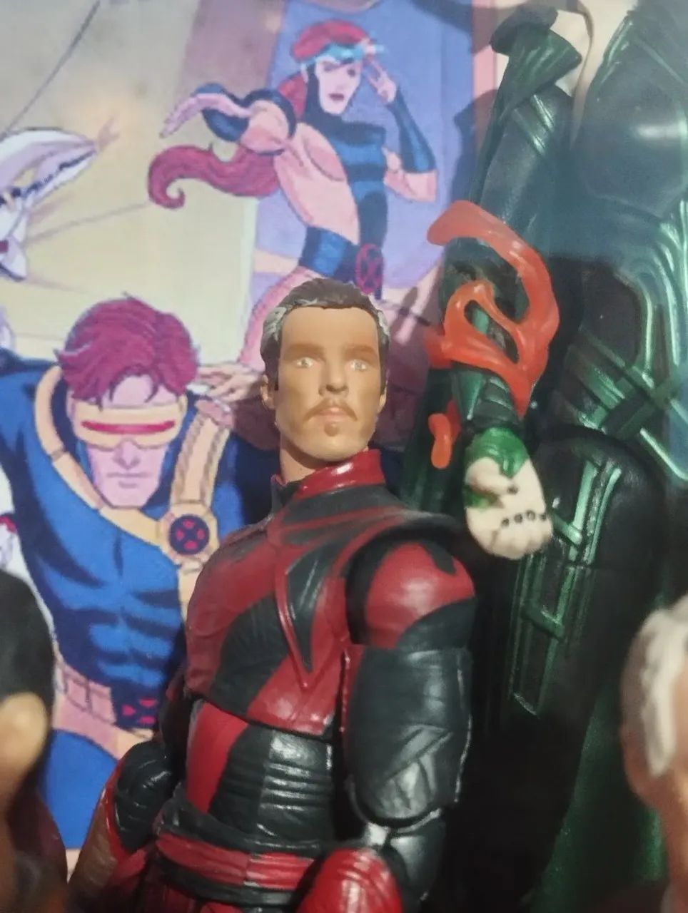 Doutor Estranho boot (similar) Traje Vermelho Marvel legends - Foto 2