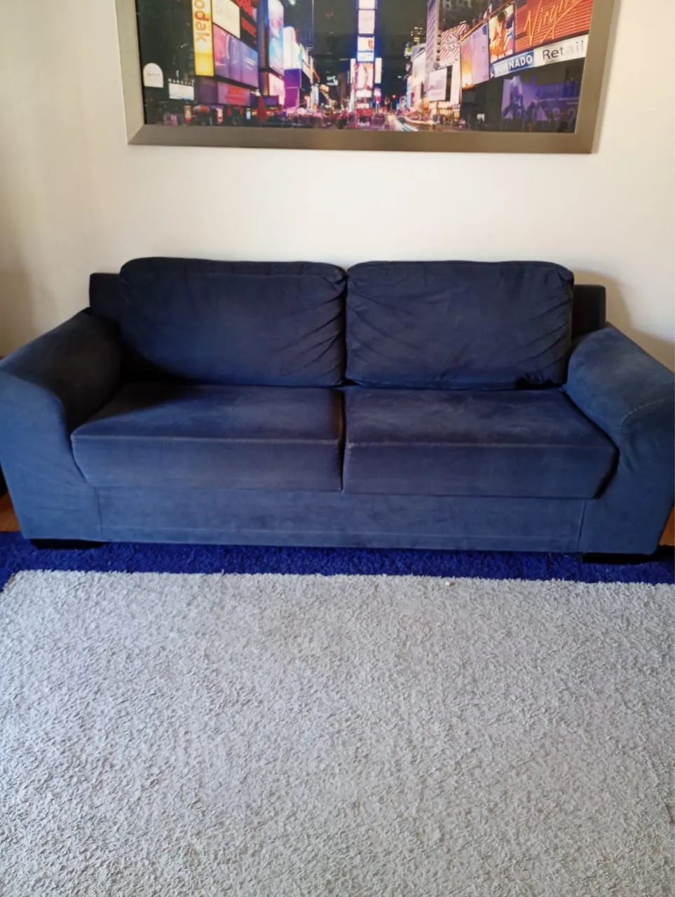 Conjunto sofá 2 e 3 lugares. Tecido suede  - Foto 2