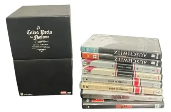 Box A Caixa Preta Do Nazismo 8 Dvds Documentários História (Usado)