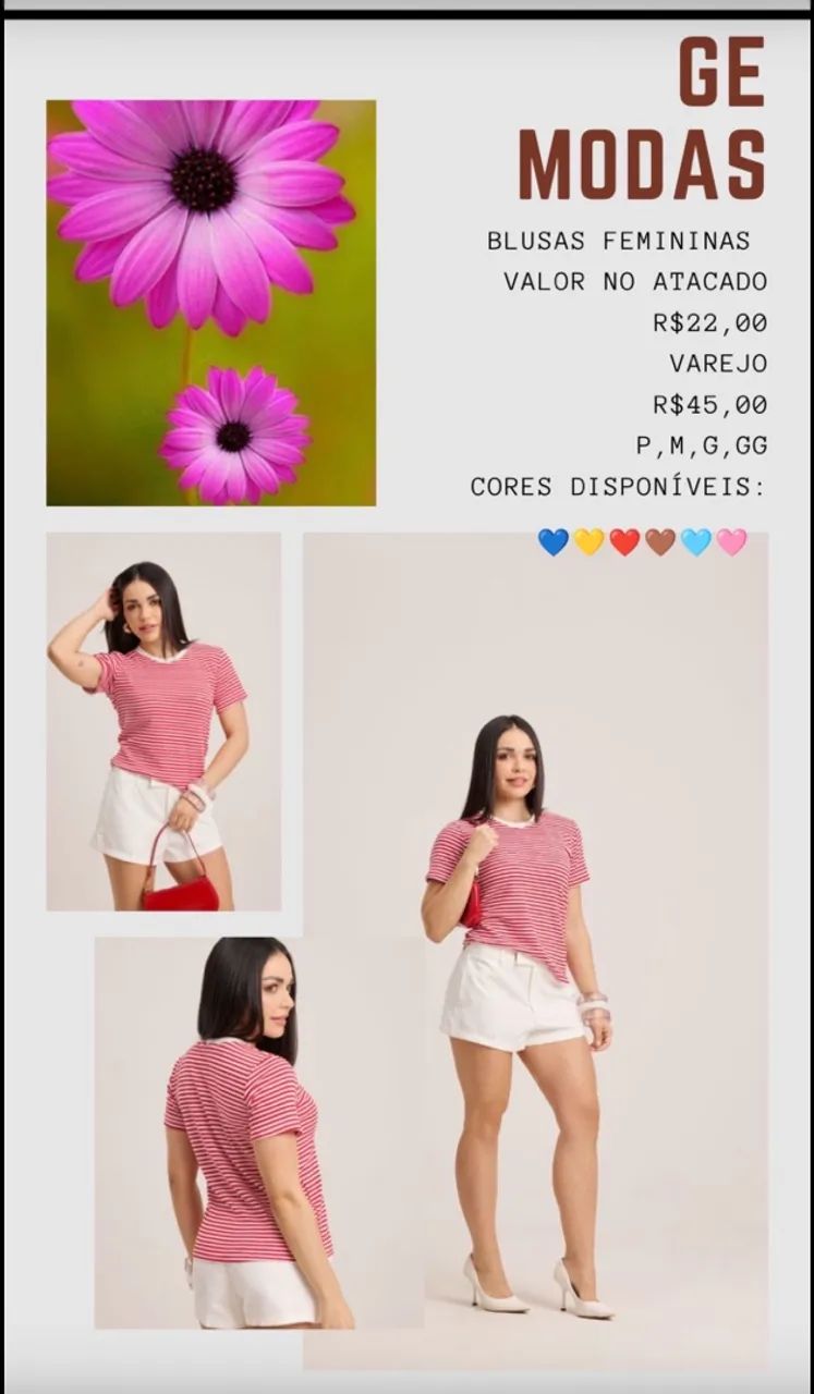 Blusas femininas 