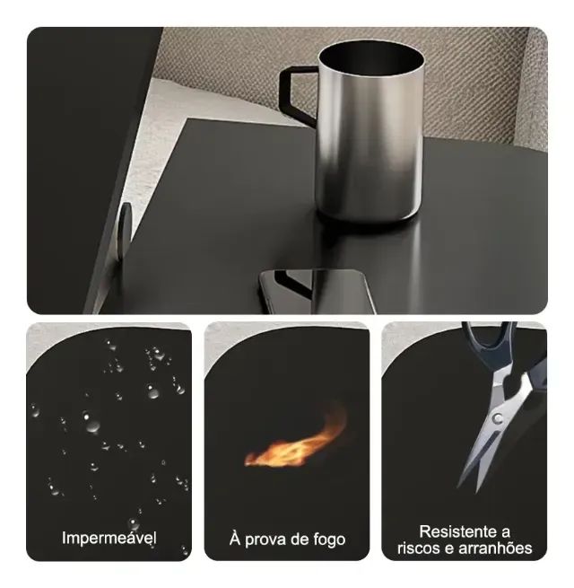 Mesa Com Rodinhas, Com Altura E Ângulo Ajustáveis - Foto 5