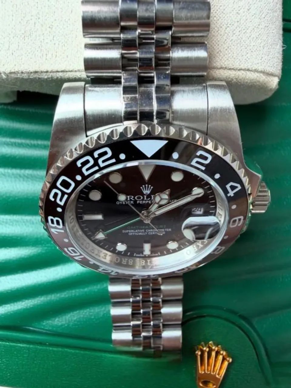 RELÓGIO ROLEX GMT MASTER II BRUCE WAYNE - Foto 2