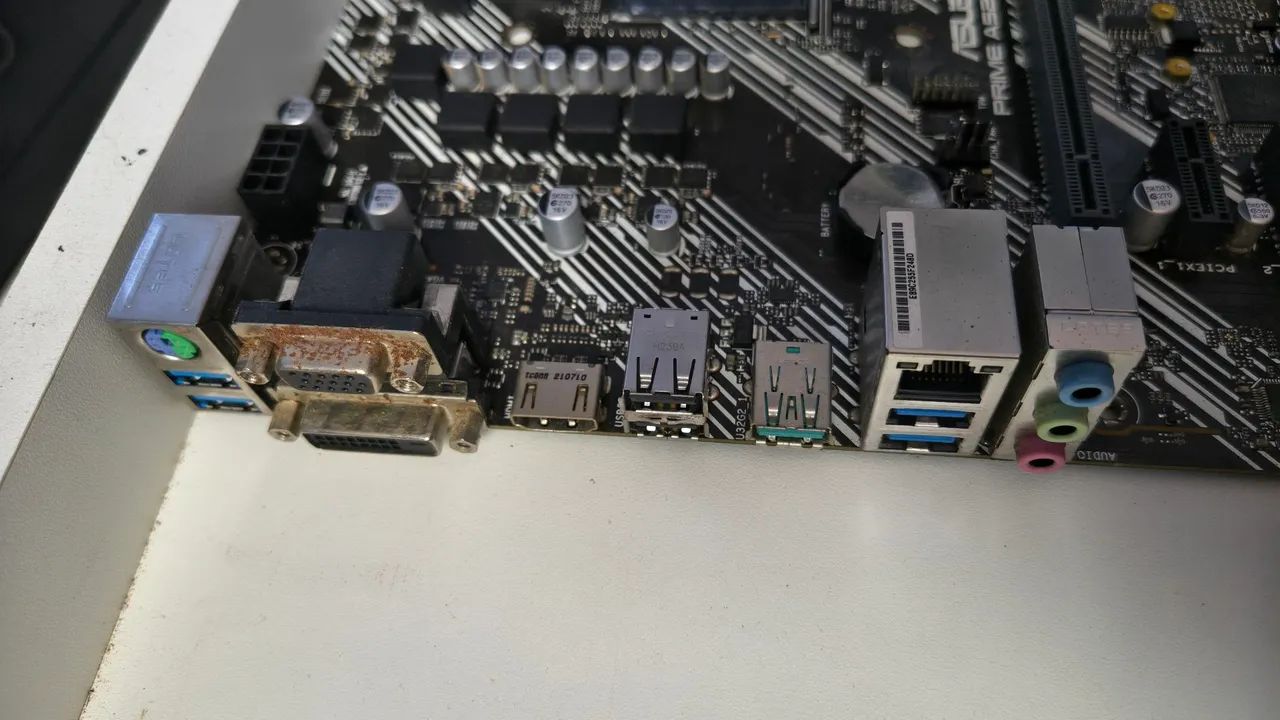 Placa mãe A520M-E ASUS (usada) - Foto 2