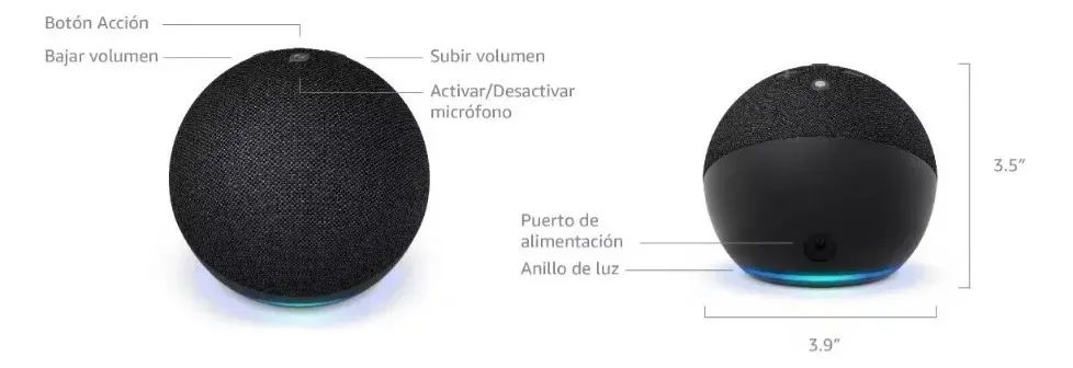 Amazon Echo Dot 5th Gen com assistente virtual Alexa - Natan Informática - Foto 3