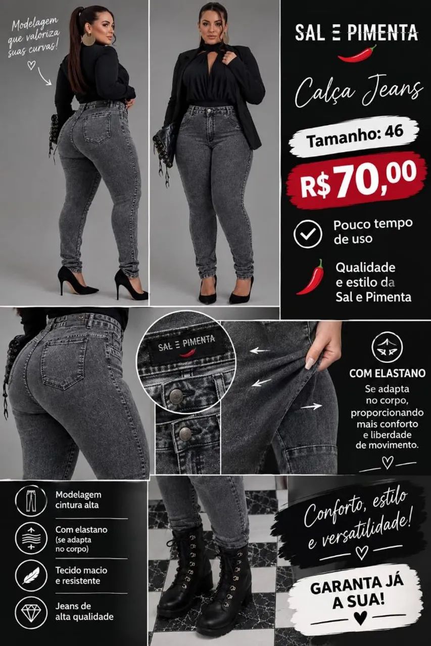 Calça de marca Sal e pimenta ?