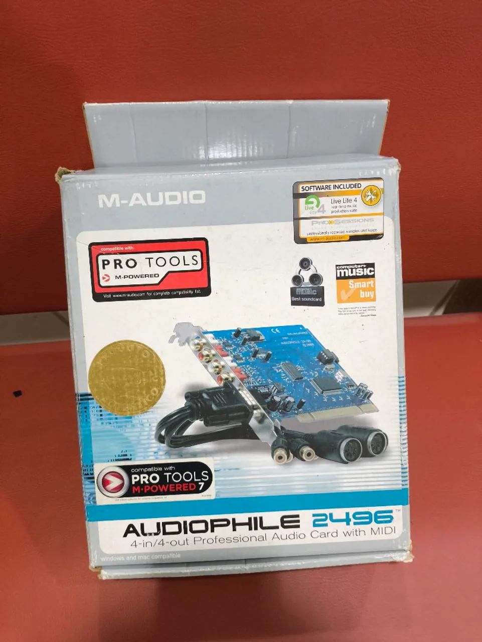 Placa de áudio M-Audio 2496