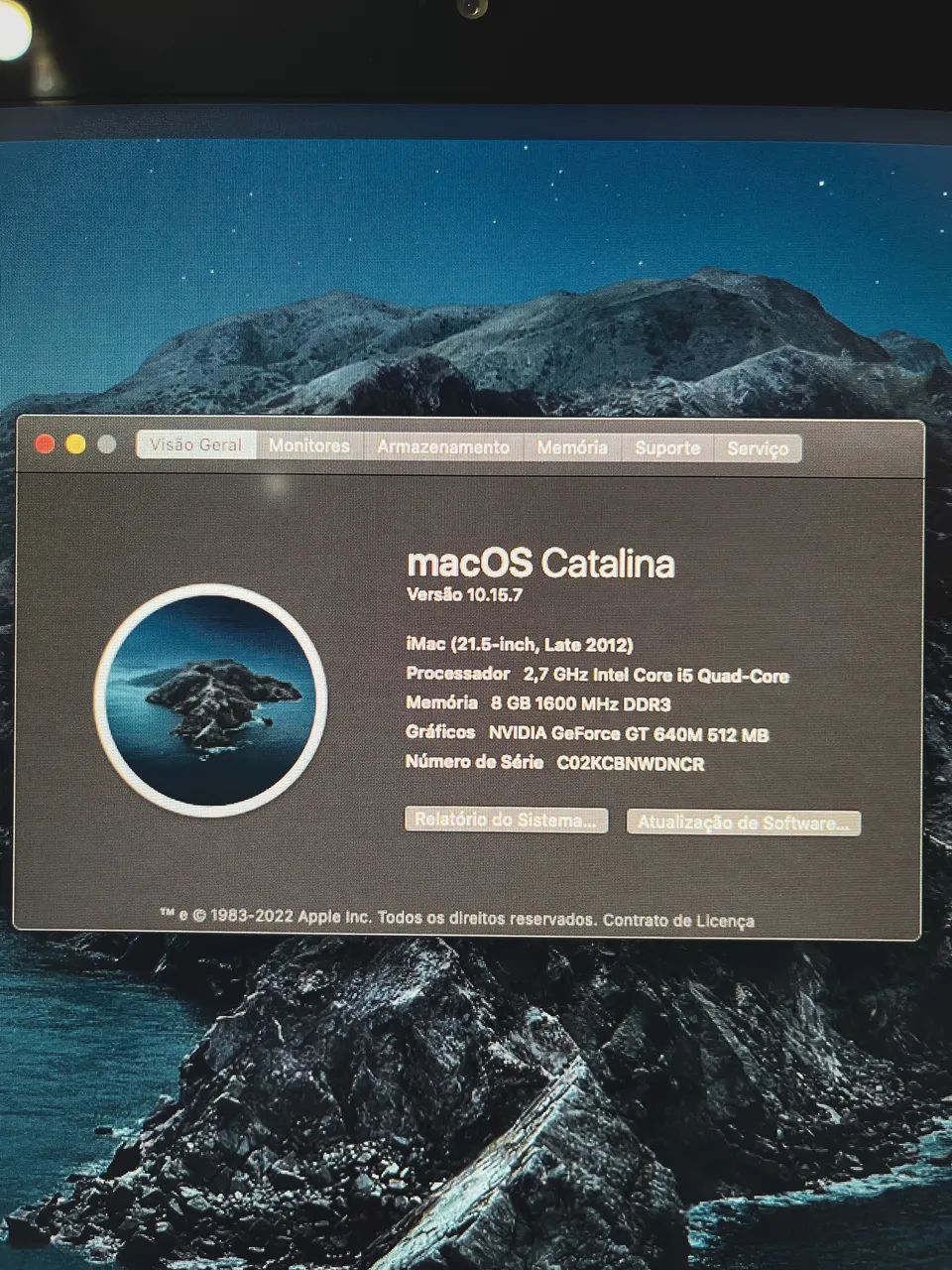 iMac 2012 (Catalina) 21,5 1tb - Foto 6