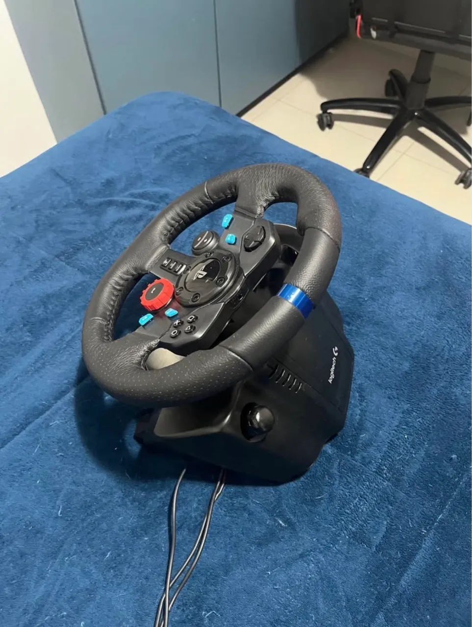 Volante Gamer G29 + Pedais LOGITECH | PC, PS5, PS4 e PS3  - Foto 3