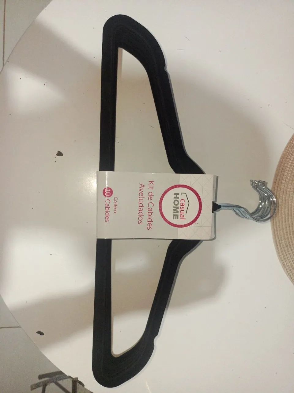 Kit de cabides aveludados 