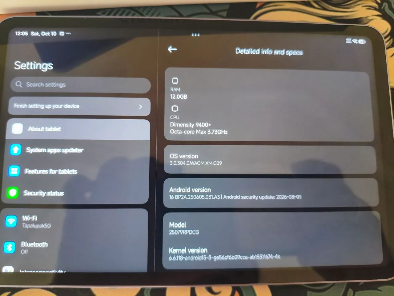Tablet Gamer Xiaomi Pad Mini 12GB RAM / 512GB - Foto 3