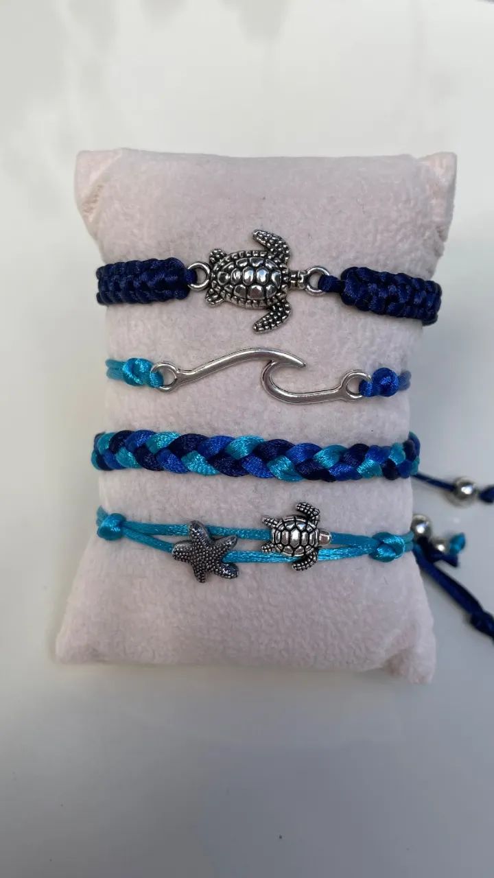 Kit pulseira macrame