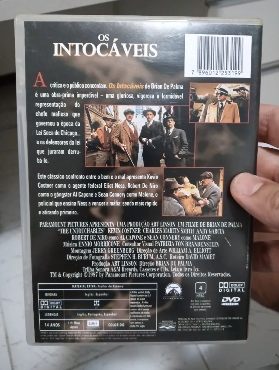 DVD - Os Intocáveis - CDs, DVDs etc - Taquara, Rio de Janeiro