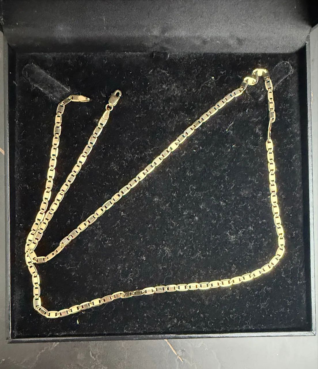 Corrente ouro 18k piastrine 12.5g 63cm - Foto 3