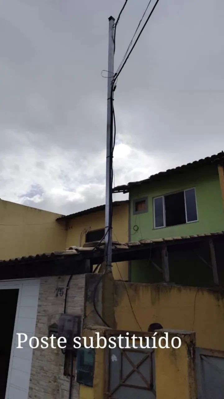 Substituição e Venda de poste Galvanizado 