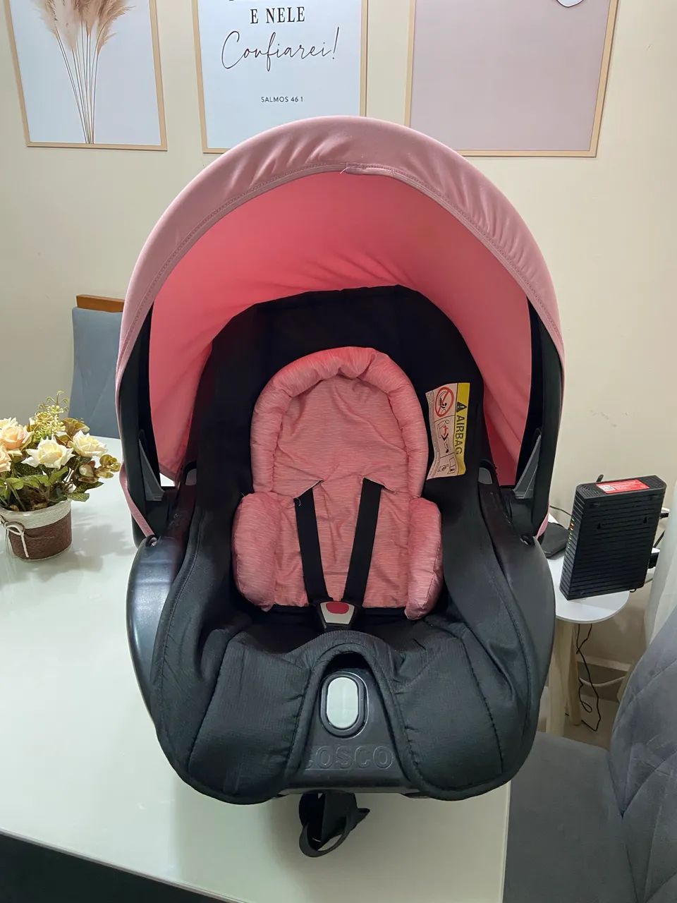 Bebê conforto Cosco rosa  - Foto 2