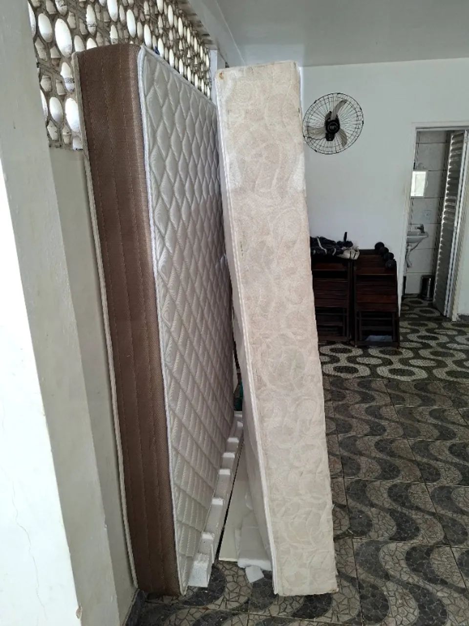 Cama box casal + colchão ortobom , 900,00 tel *