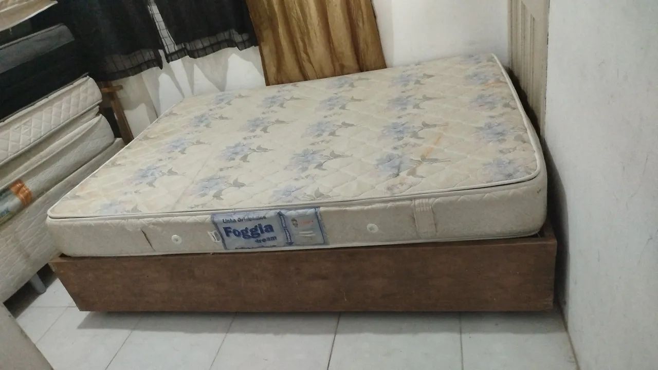 Cama casal, base e colchão, entrega grátis  - Foto 2