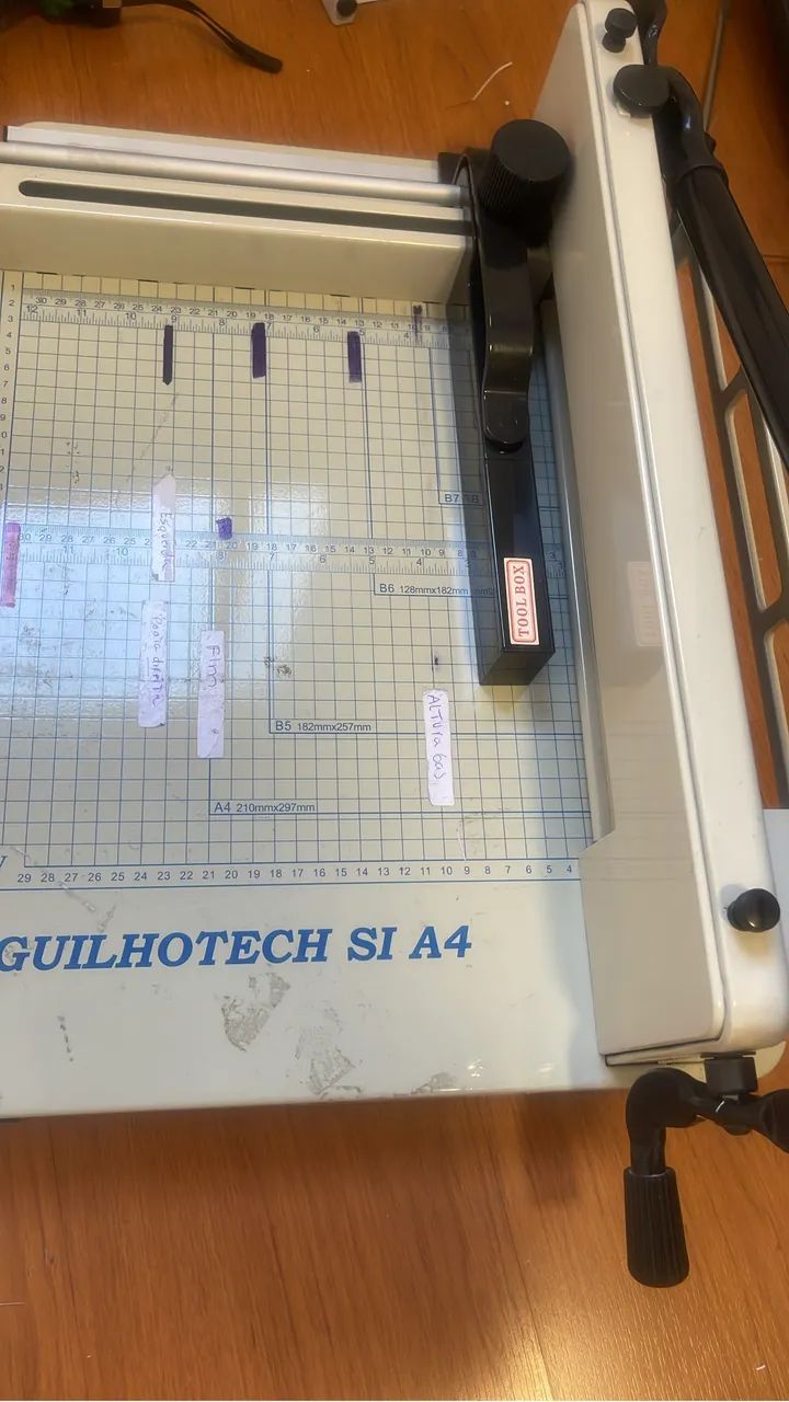 Guilhotina corte 509 folhas 