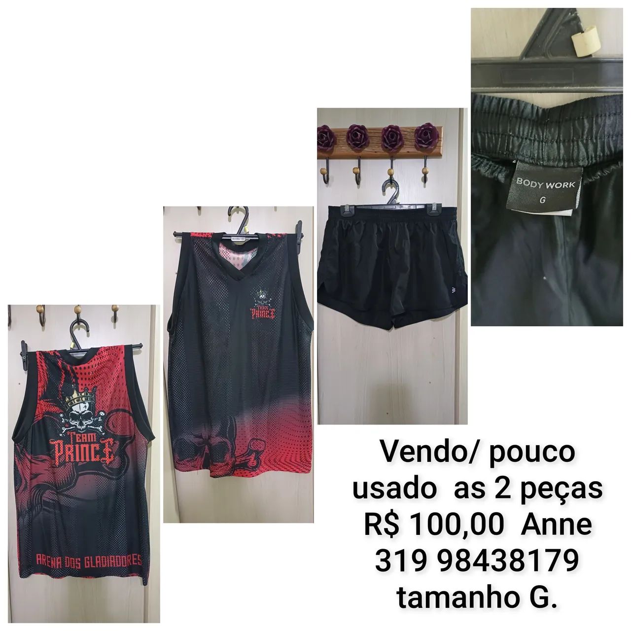 Conjunto Box/ muay thai tamanho G - Foto 2