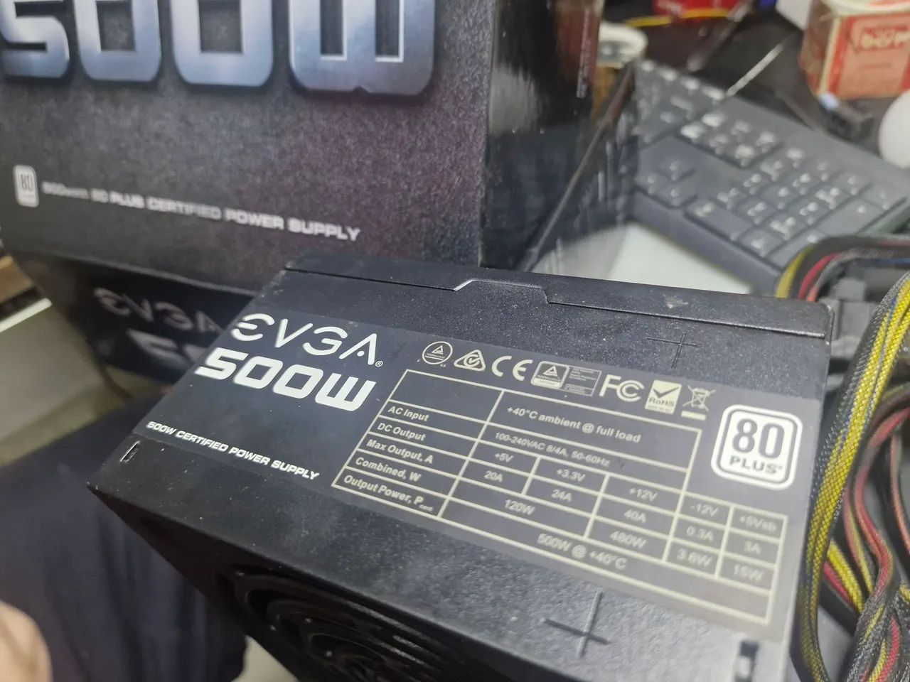 Fonte EVGA 500W 80 plus - Foto 3