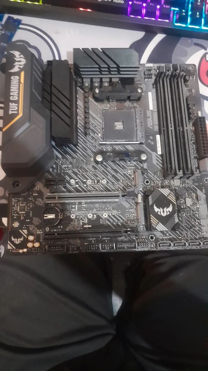 Placa mãe tuf gaming b450m [defeito]