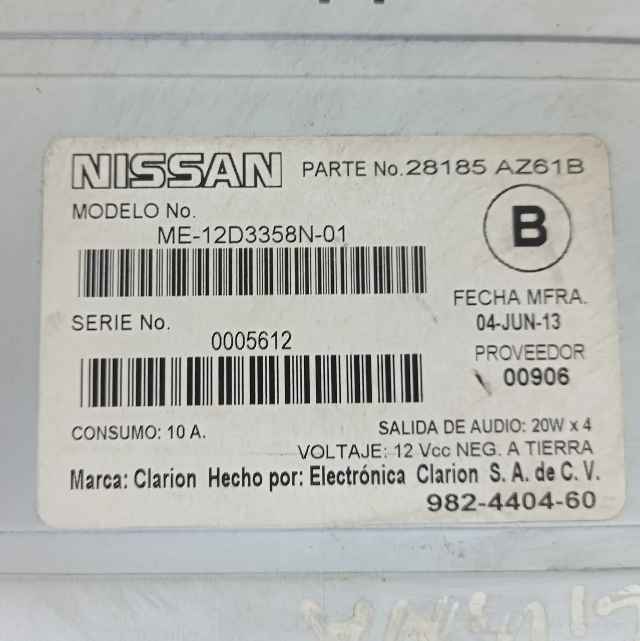 som original nissan tiida