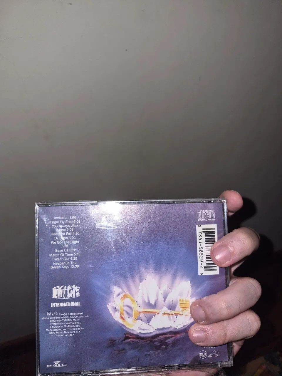 Cd helloween - keeper of the seven keys part 2 (lacrado) - Foto 2