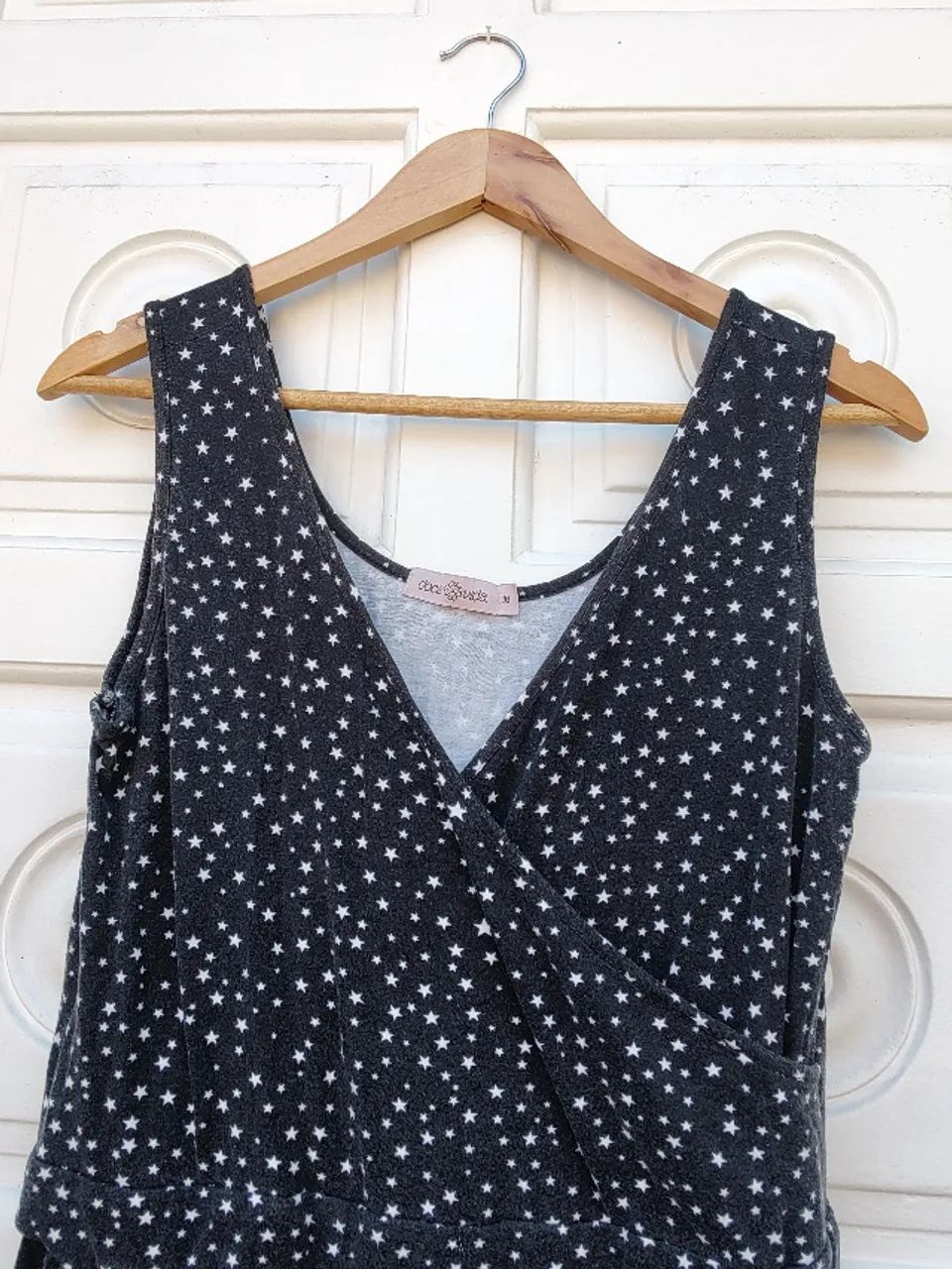 macação malha preto, com estrelinhas - Foto 2