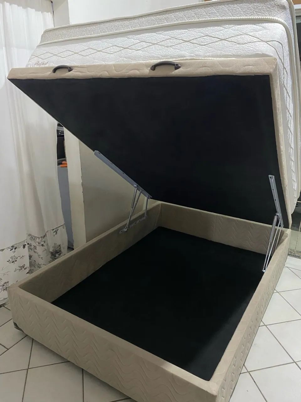cama box baú perfeito estado  - Foto 4