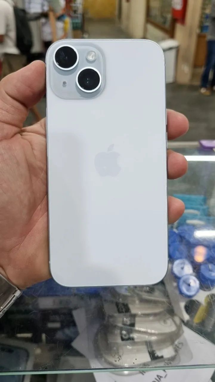 Iphone 15 Azul 256gb impecável - Foto 2