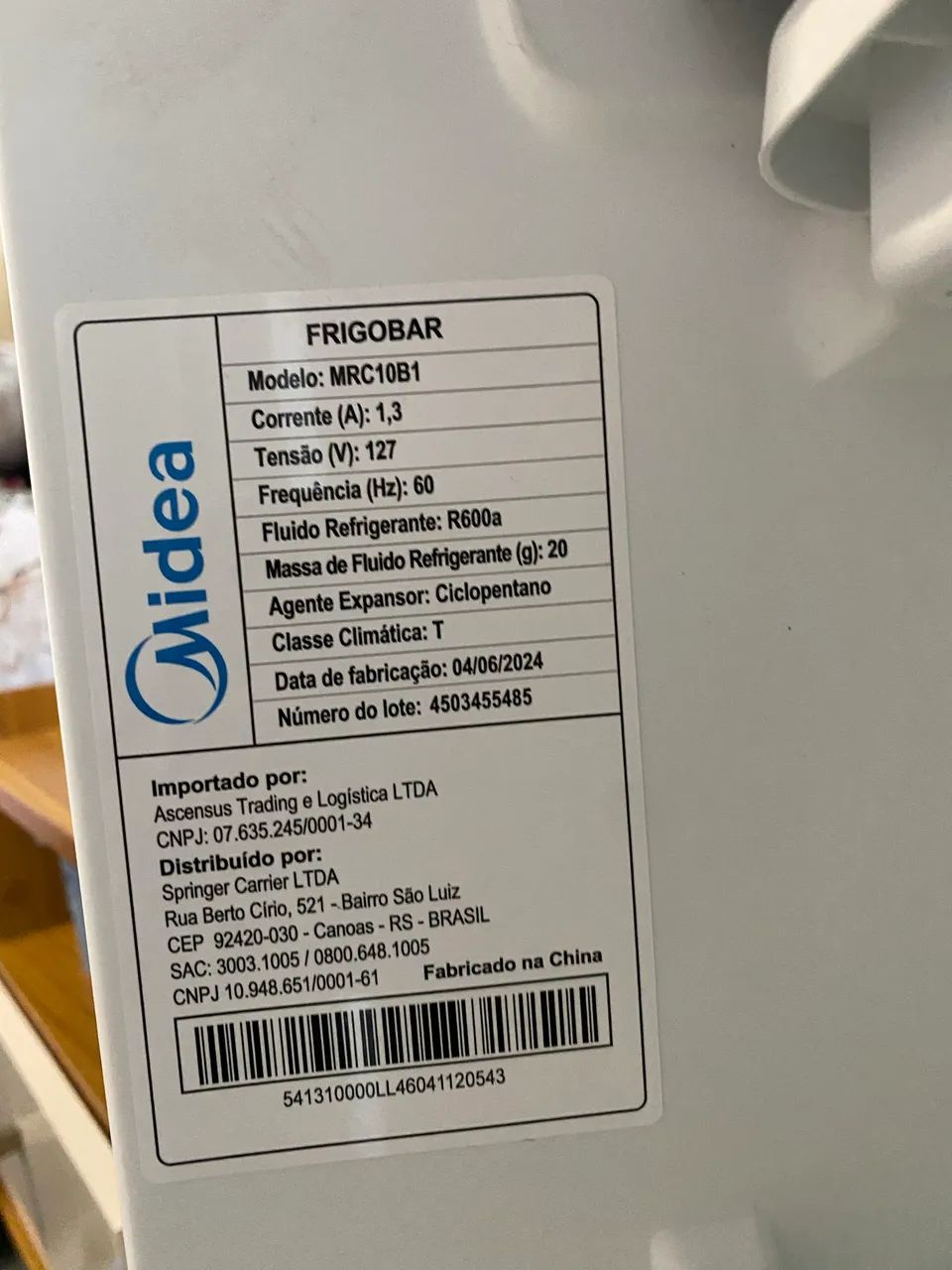 Vendo frigobar 93 Lt Midea - Foto 3
