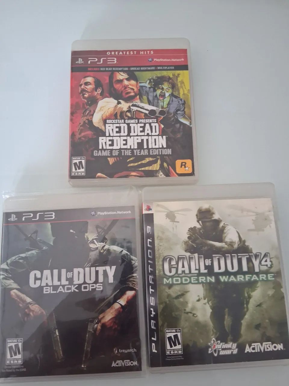 Lote c/ 3 jogos ps3 