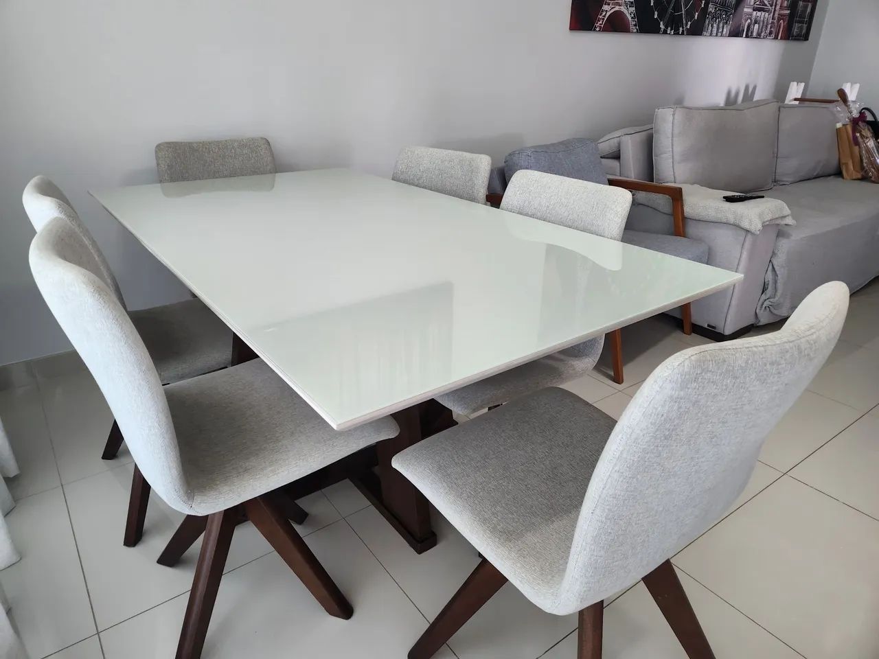 Mesa de jantar 6 cadeiras